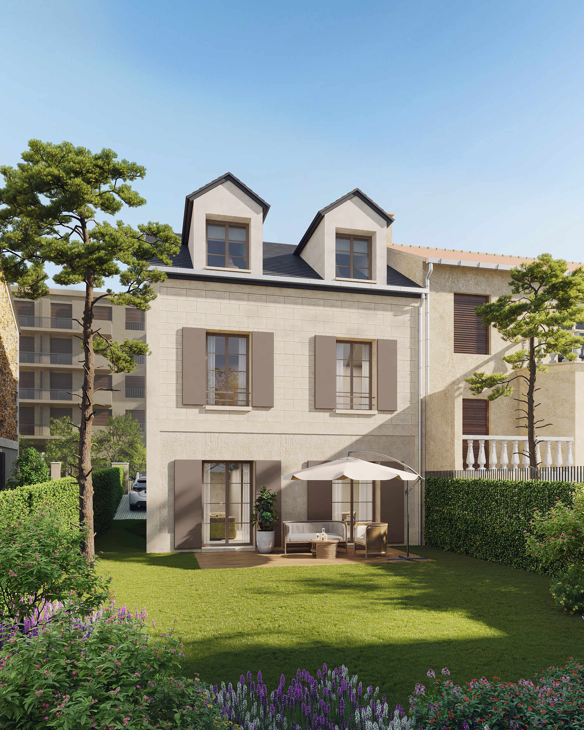 Maison neuve gare de Clamart